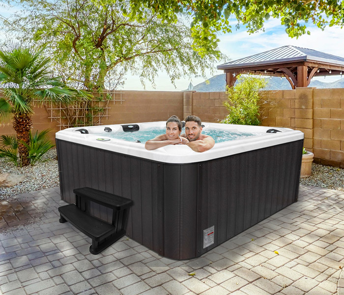 Hot Tubs, Spas, Portable Spas, for sale Geo Spas GEO Spas hot tub being used in a family setting