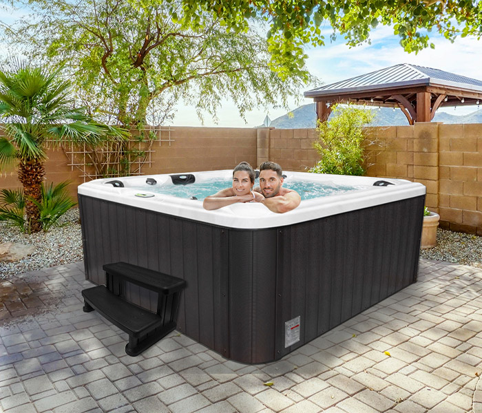 GEO Spas hot tub being used in a family setting
