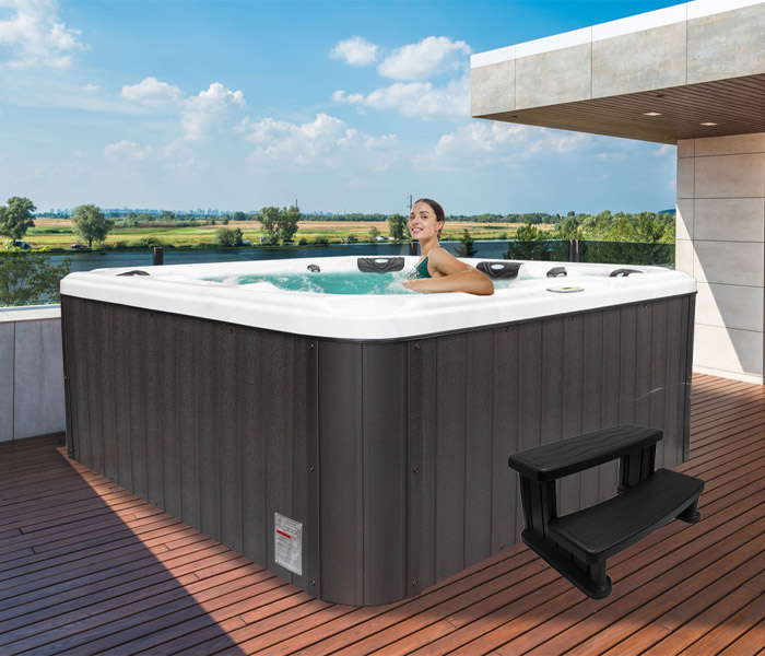 GEO Spas hot tub being used in a family setting